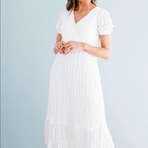 Fehrnvi Saving Paige Zelda dress Medium in White